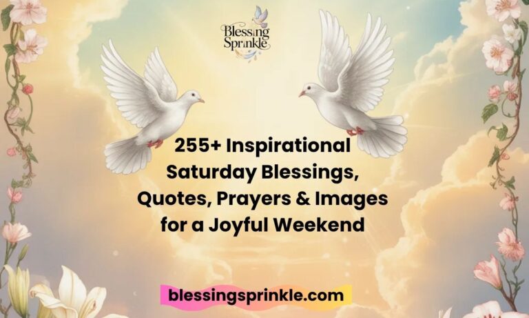 255+ Inspirational Saturday Blessings, Quotes, Prayers & Images for a Joyful Weekend