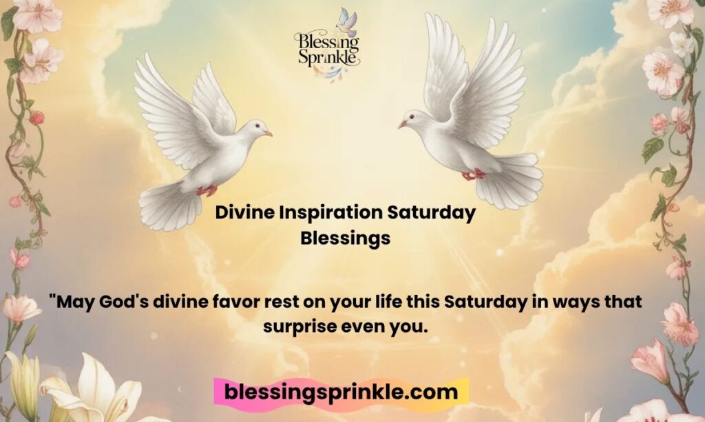 Divine Inspiration Saturday Blessings