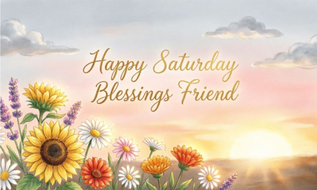 Happy Saturday Blessings Friend