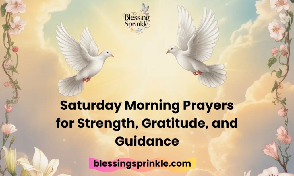 Saturday Morning Prayers for Strength, Gratitude, and Guidance