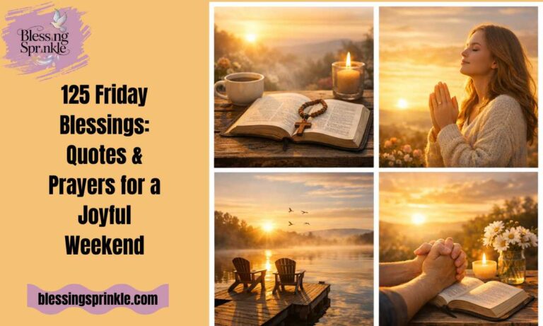 125 Friday Blessings: Quotes & Prayers for a Joyful Weekend