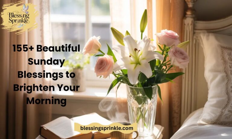 155+ Beautiful Sunday Blessings to Brighten Your Morning