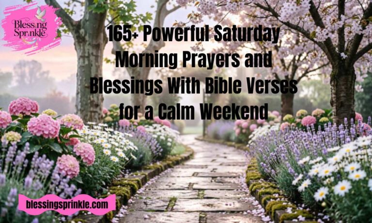 Saturday Morning Prayers