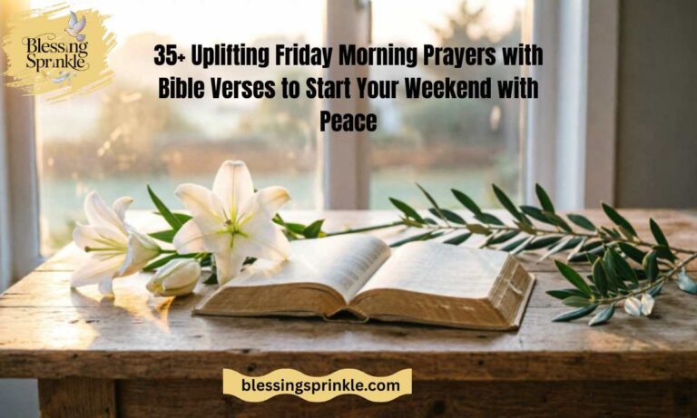 Friday Morning Prayers