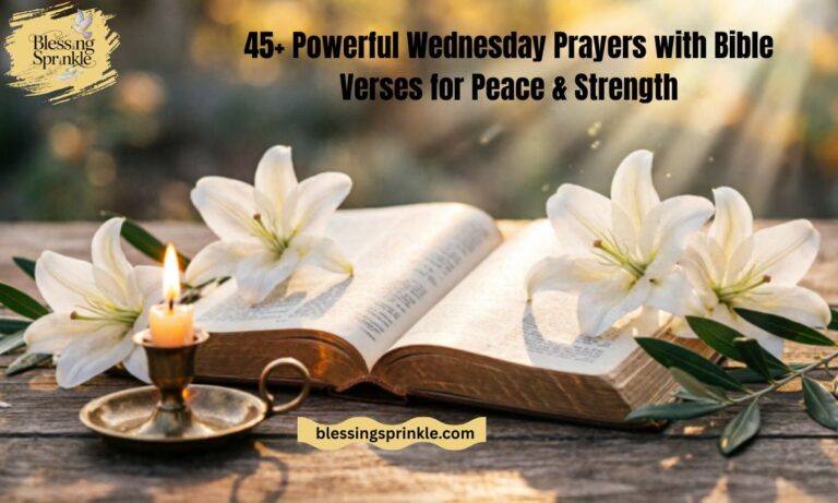 45+ Powerful Wednesday Prayers with Bible Verses for Peace & Strength