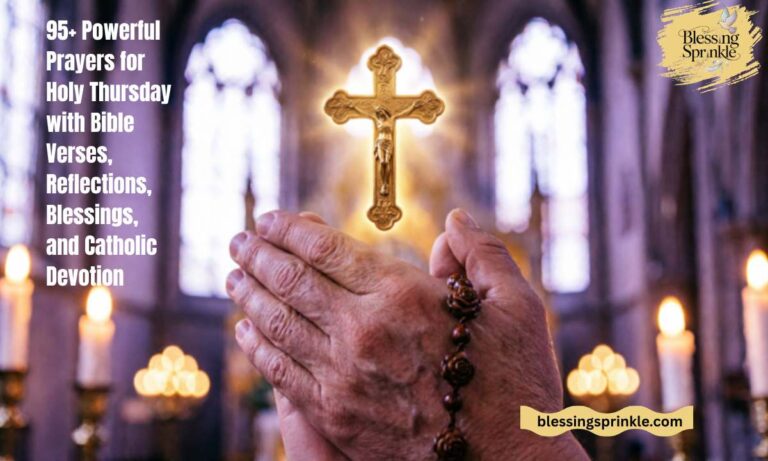 95+ Powerful Prayers for Holy Thursday with Bible Verses, Reflections, Blessings, and Catholic Devotion