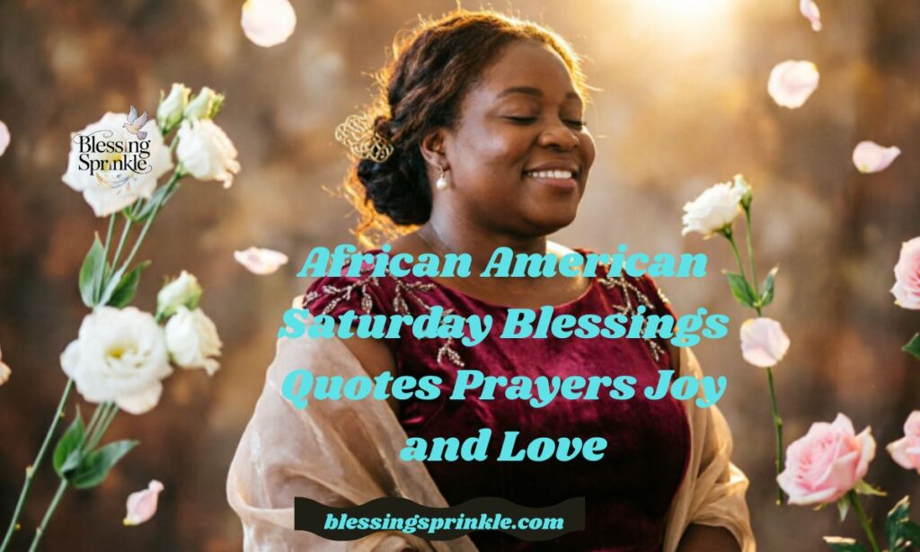 African American Saturday Blessings Quotes Prayers Joy and Love
