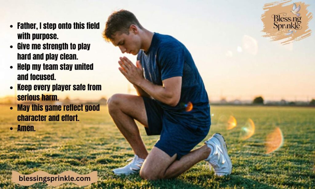 Athlete's Prayer for Football