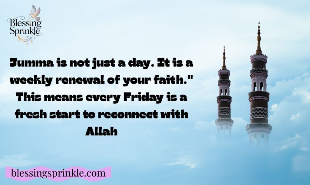 Beautiful Jumma Mubarak Quotes with Meaning