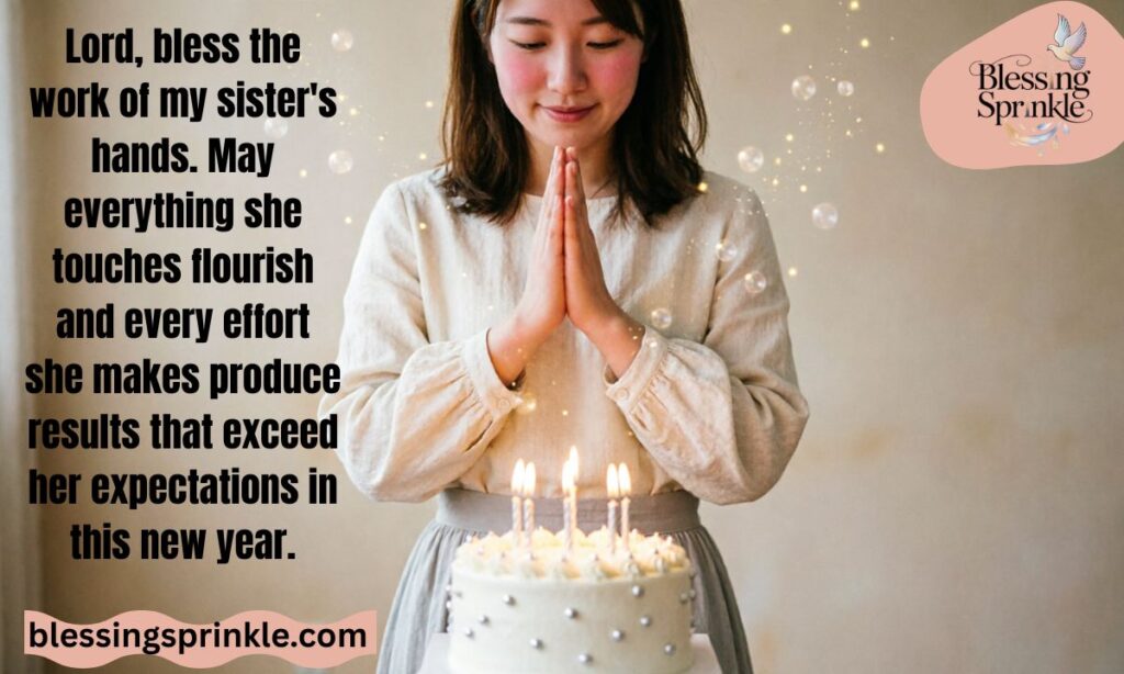 Birthday Prayer for My Sister's Success and Prosperity