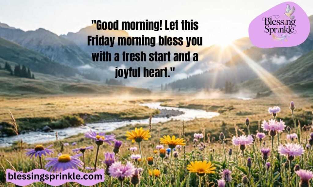 Friday Morning Blessings