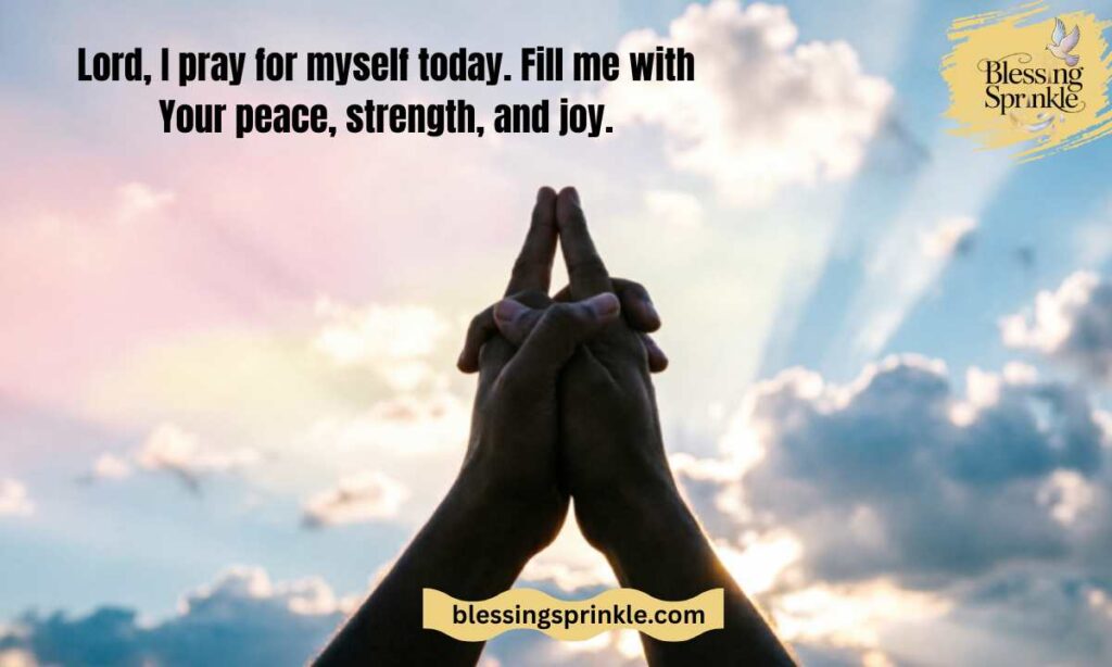 Friday Morning Prayer for Myself