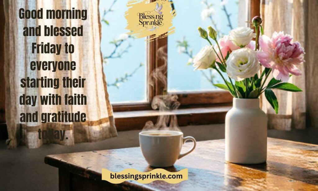 Good Morning Blessed Friday