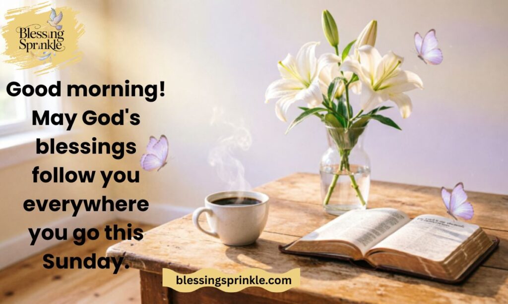 Good Morning Sunday Blessings