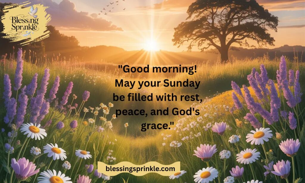 Good Morning Sunday Blessings