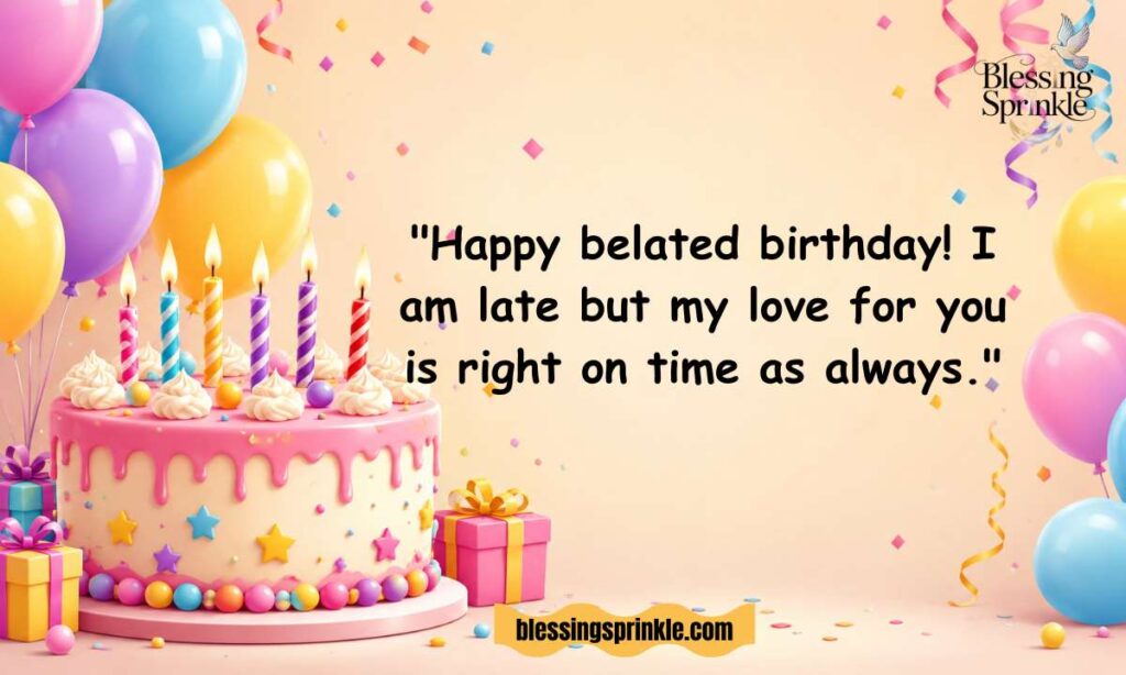 Happy Belated Birthday Wishes