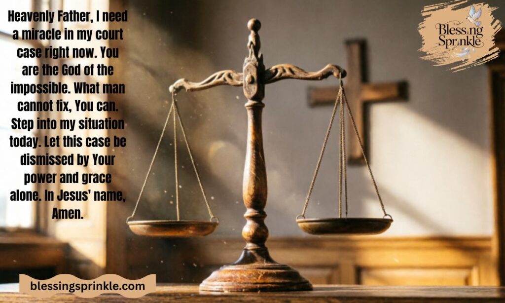 Miracle Prayer for Court Case