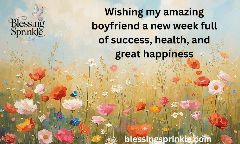 New week prayers wishes for my boyfriend