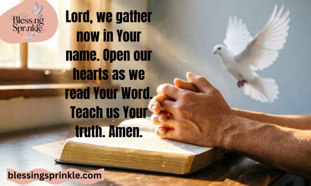 Opening Prayer for Bible Study Tagalog