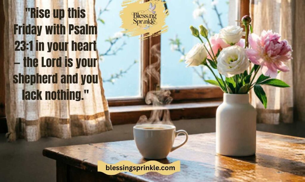 Positive Good Morning Friday Blessings Bible Verses