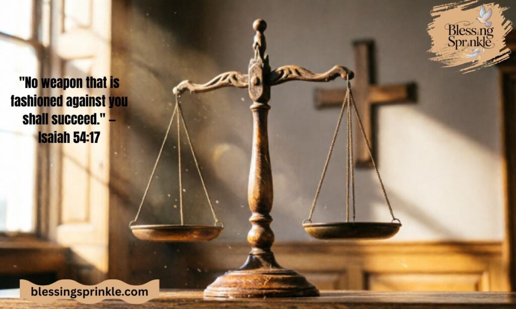 Prayer for Court Case to Win