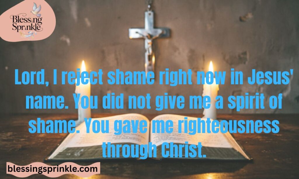 Prayer for Deliverance from Shame