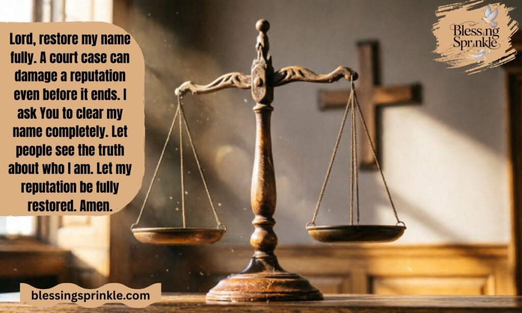 Prayer for a Clean Reputation After Dismissal