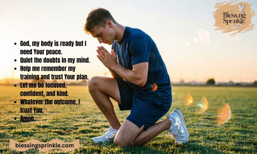 Prayer to Prepare Before Competition