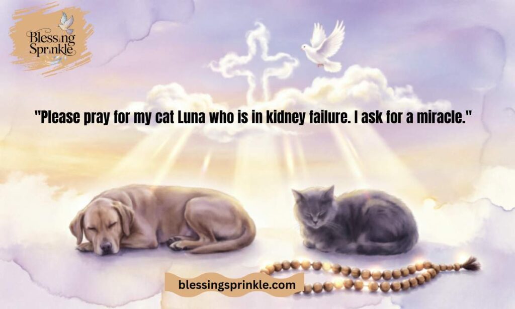 Recent Prayer Requests for Sick Cats and Dogs