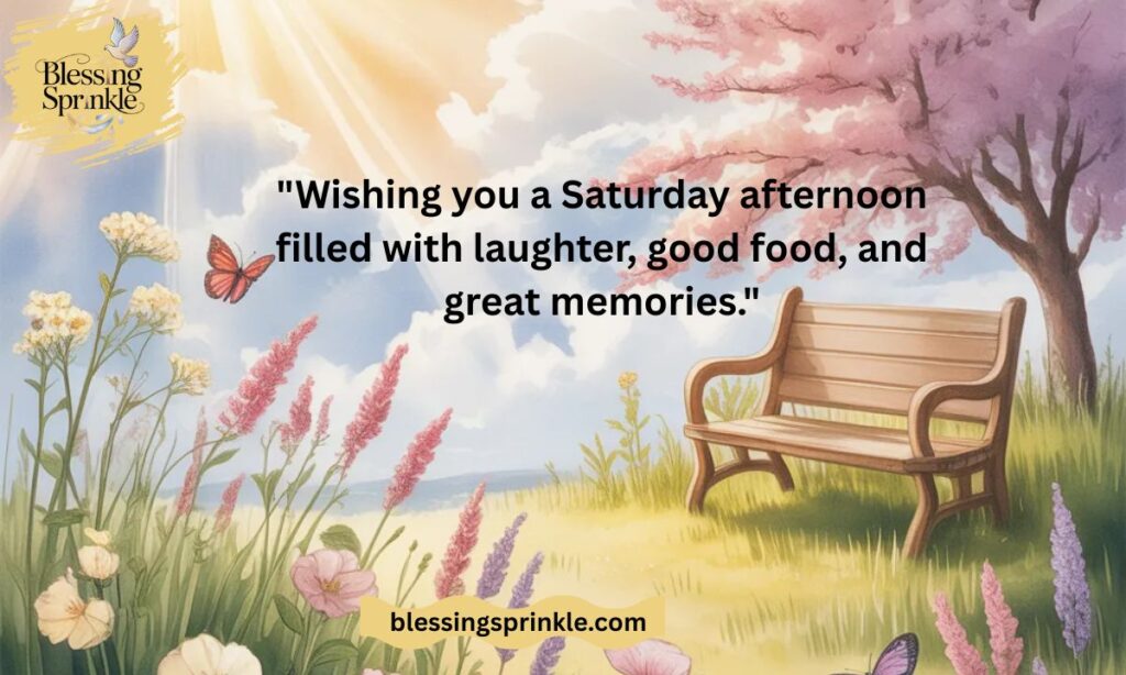 Saturday Afternoon Blessings