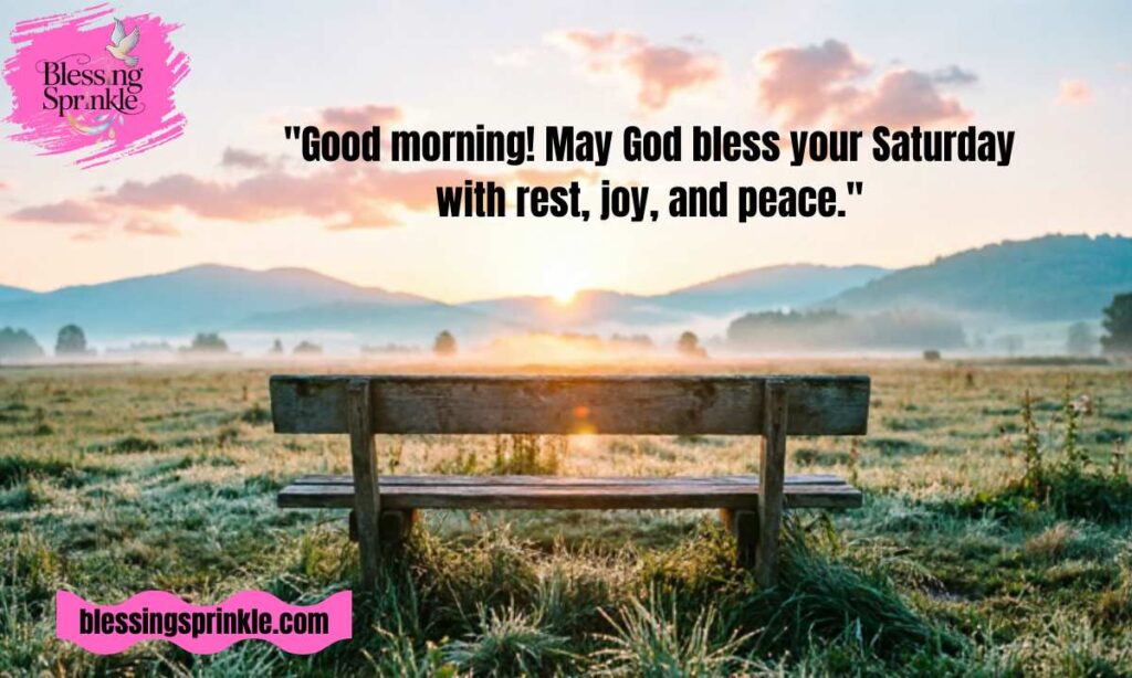 Saturday Morning Blessings and Prayers Images