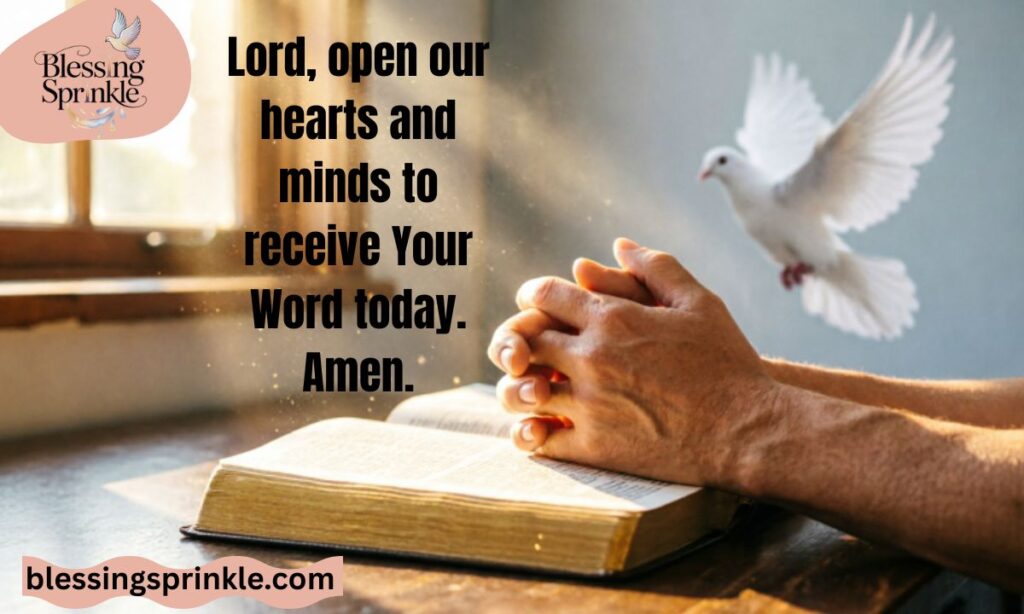 Short Opening Prayer for Bible Study Group