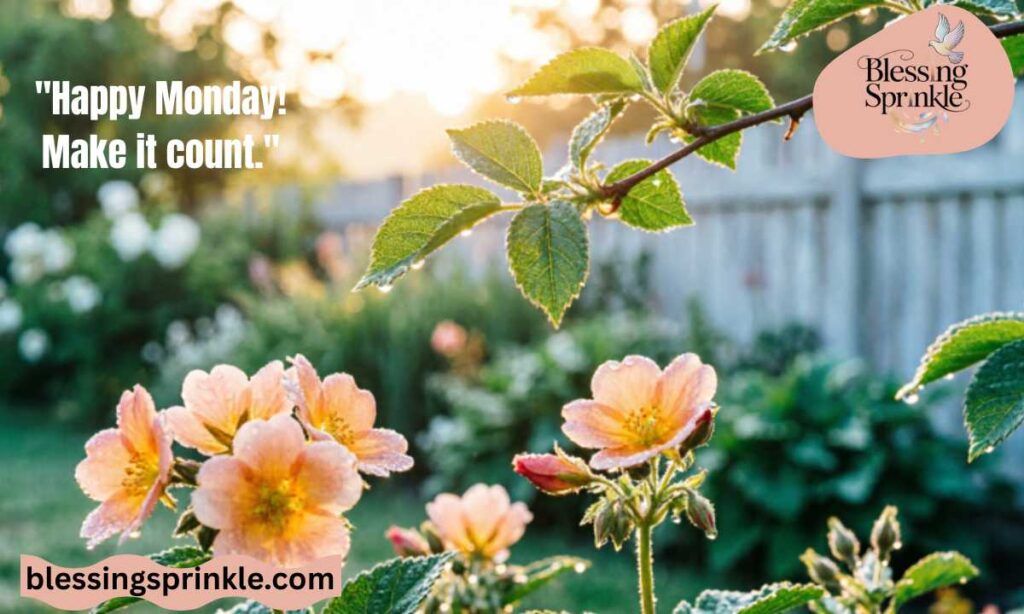 Short Positive Monday Blessings Quotes