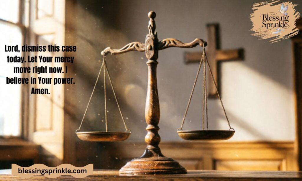 Short Prayer for Court Case to Be Dismissed Today