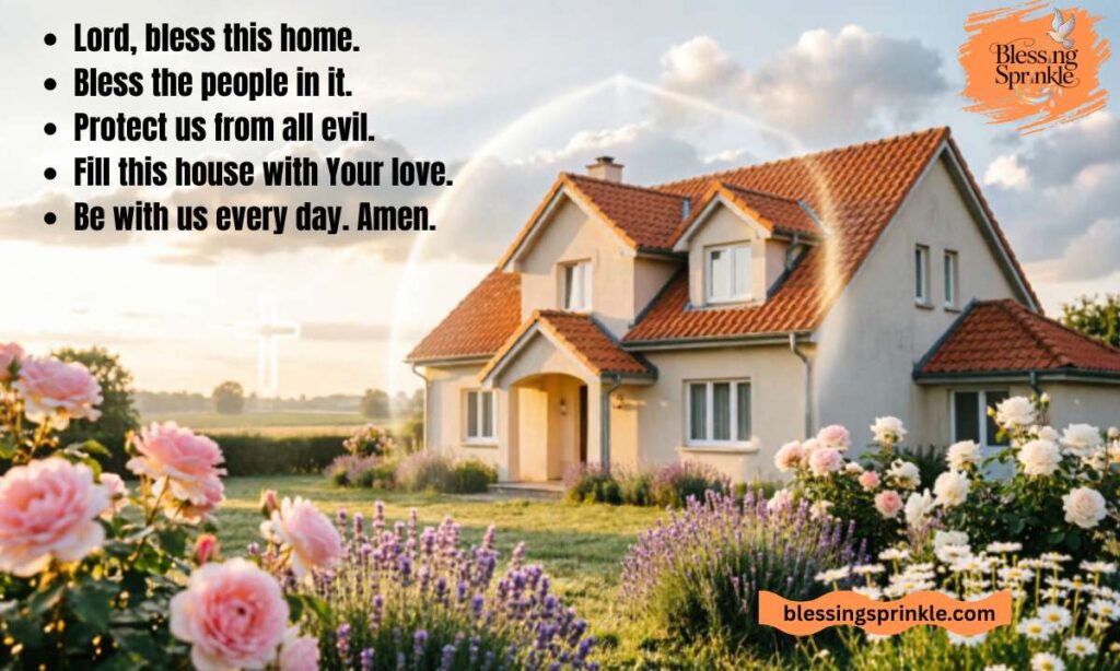 Simple House Blessing Prayer