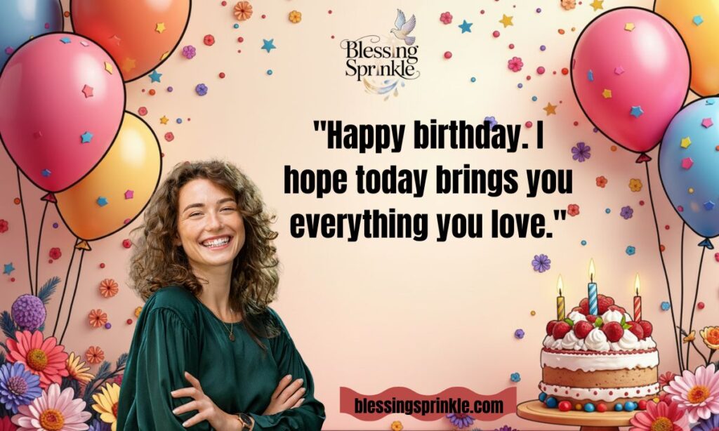 Simple birthday wishes for friend