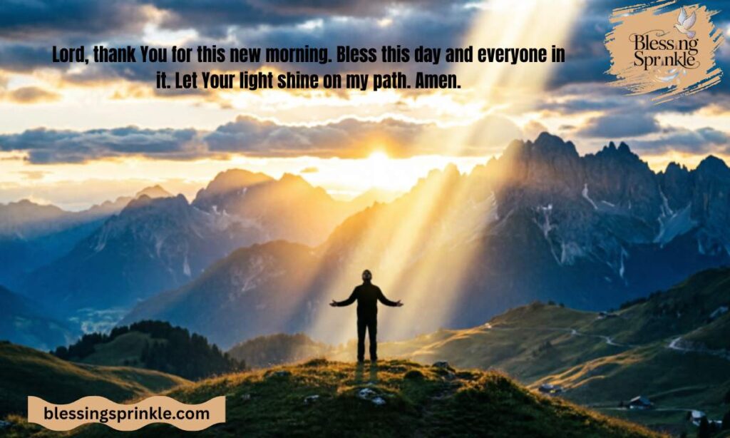 Sunday Morning Blessing Prayer