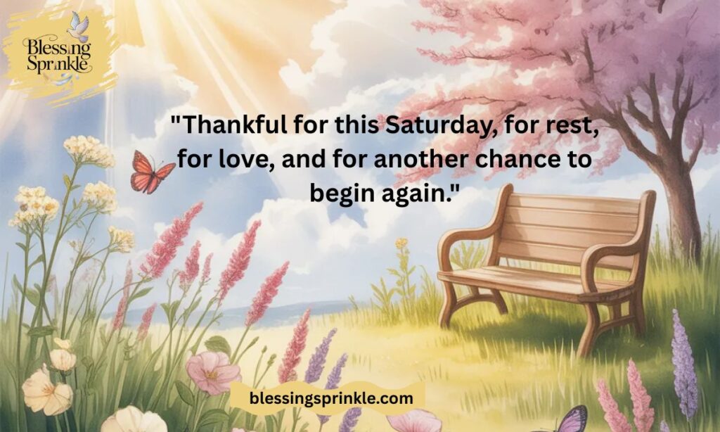 Thankful Saturday Blessings