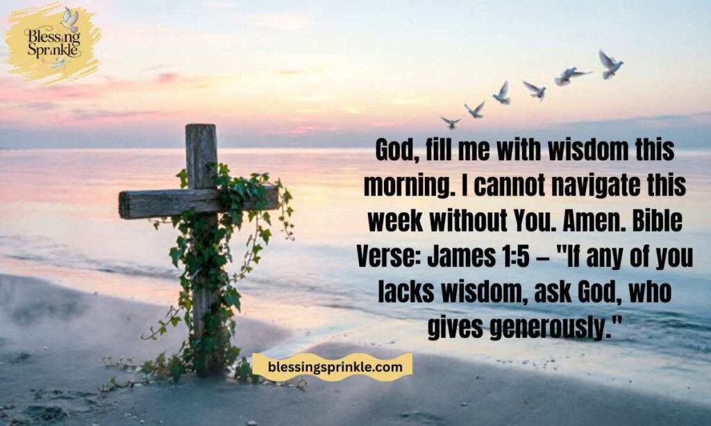 Wednesday Morning Prayer with Bible Verses