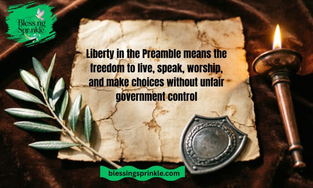 What Does Liberty Mean in the Preamble