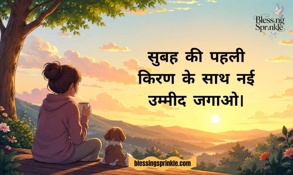 गुड मॉर्निंग कोट्स हिंदी खूबसूरत सुविचार