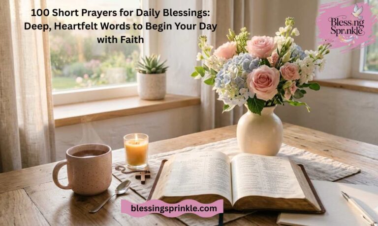 100 Short Prayers for Daily Blessings: Deep, Heartfelt Words to Begin Your Day with Faith