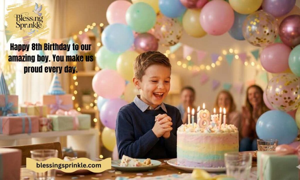 Birthday Wishes for an 8-Year-Old Son