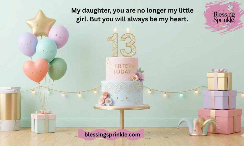 Emotional Happy 13th Birthday Daughter Quotes