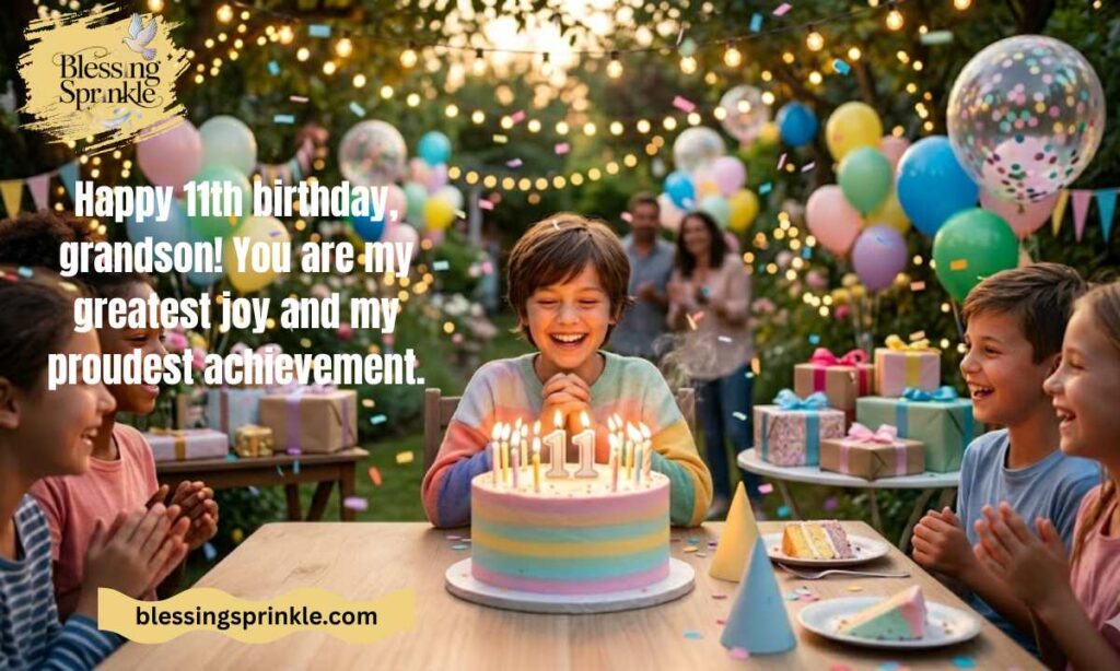 Happy 11th Birthday Grandson