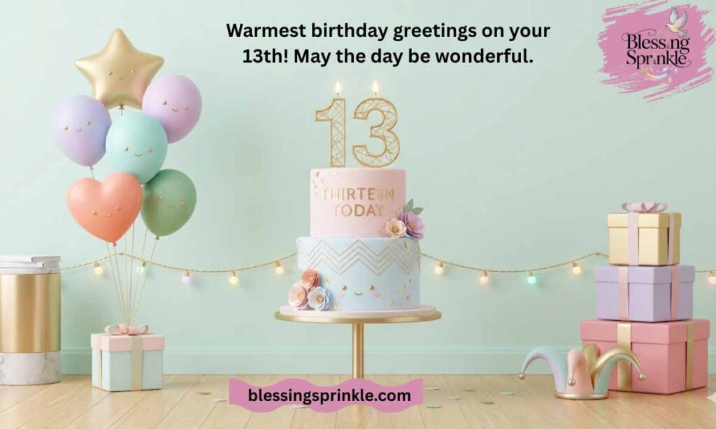 Happy 13th Birthday Greetings