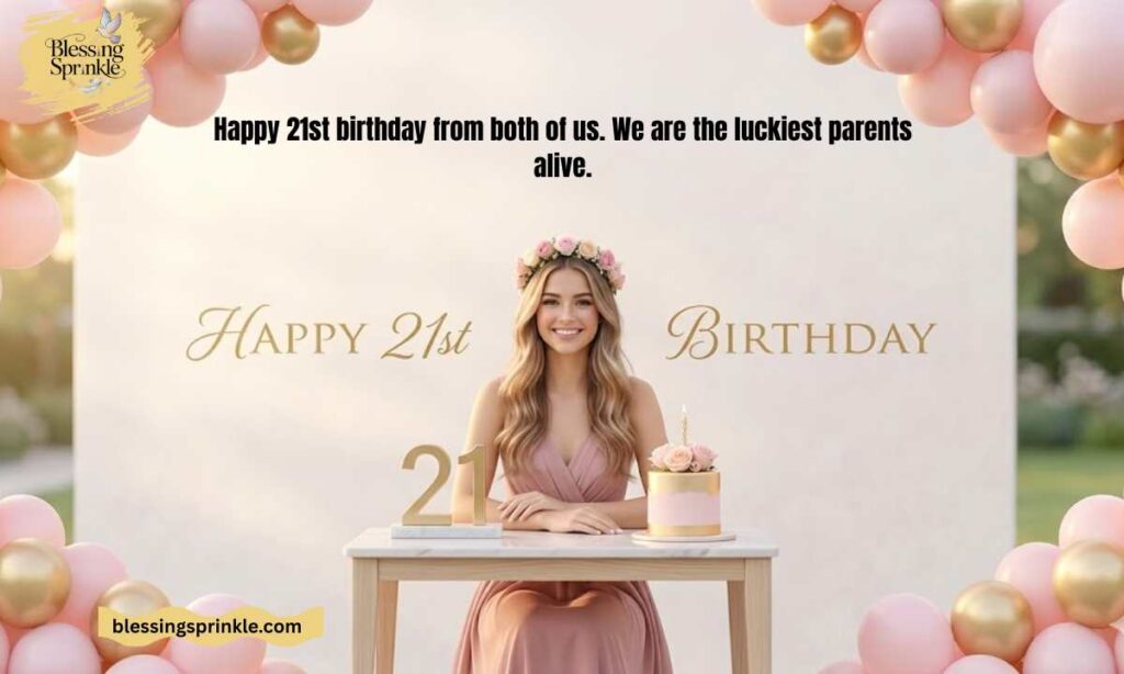 Happy 21st Birthday Daughter Wishes from Parents