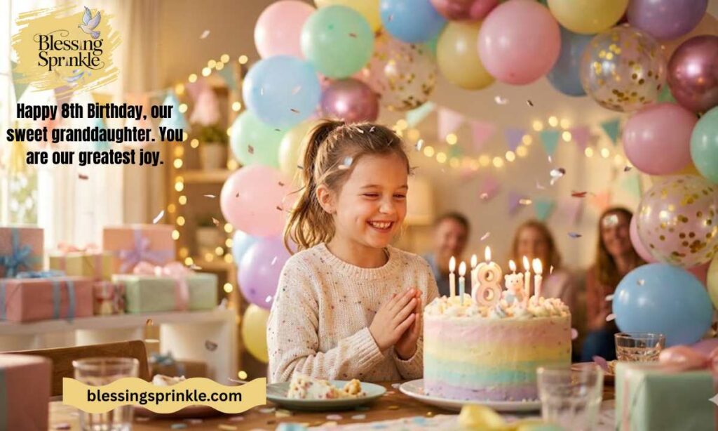Happy 8th Birthday Granddaughter