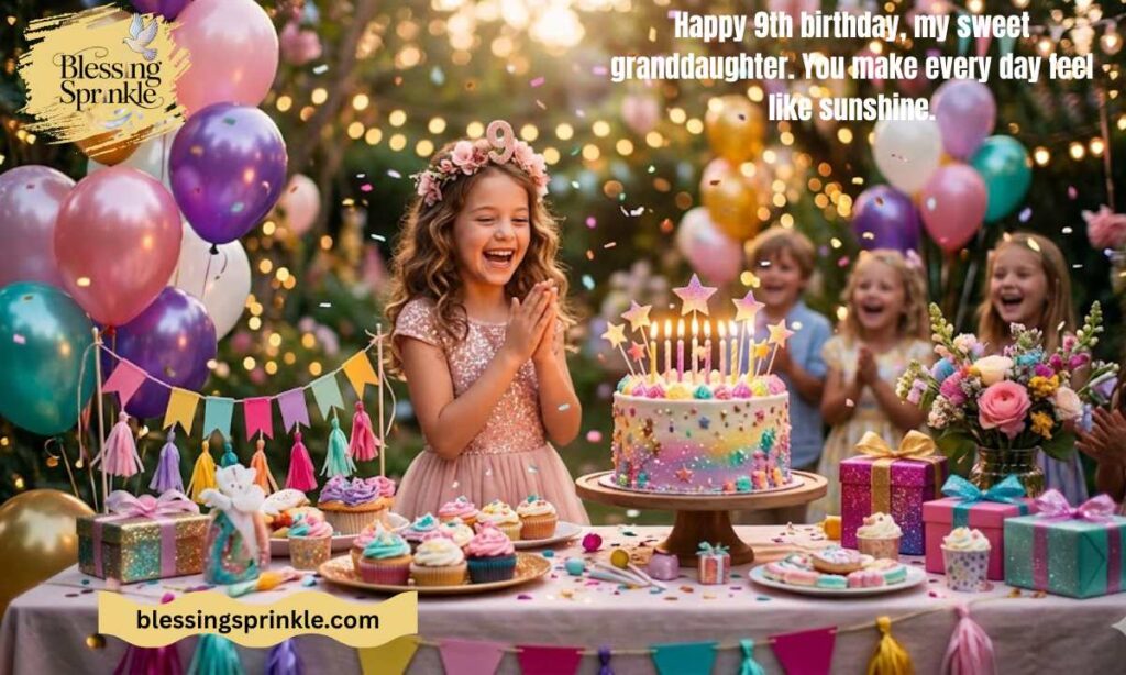 Happy 9th Birthday Granddaughter
