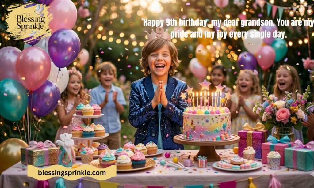Happy 9th Birthday Grandson